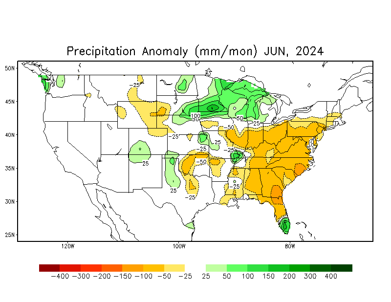 Precipitation Departure from Normal image