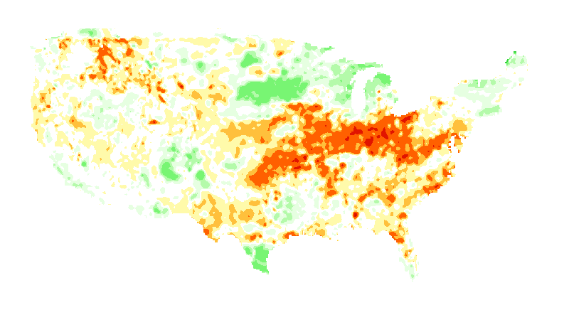 MOSAIC Soil Moisture Profile Anomaly 10 to 40 centimeters