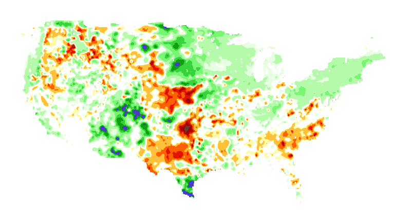 Evaporation Anomaly Mosaic